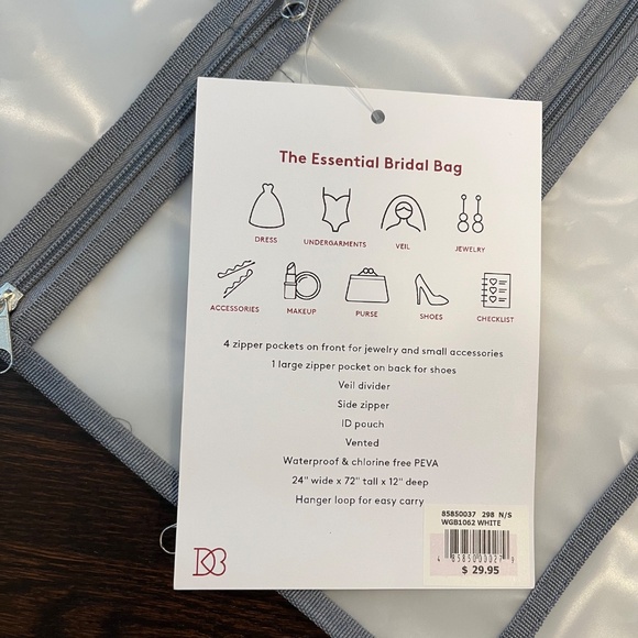 NWT David’s Bridal “The Essential Bridal Bag” - Picture 4 of 7